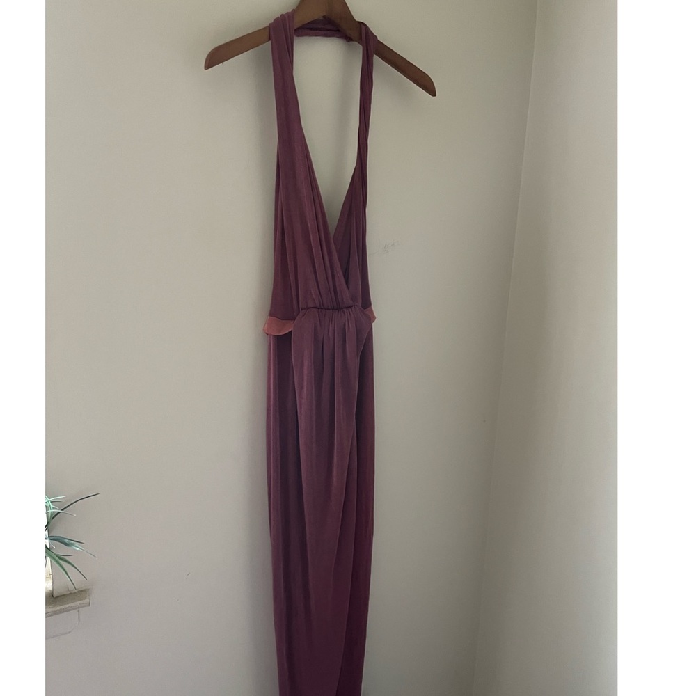 Halter Purple Dress - size medium